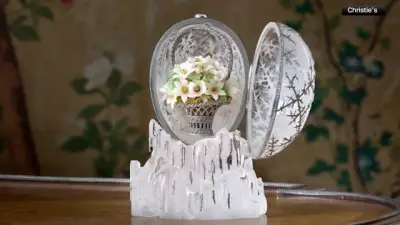 Crystal Fabergé egg crafted for Russian royalty shatters record and sells for $30.2 million