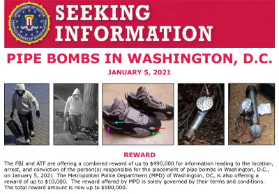 FBI Arrests Suspect in Long-Unsolved January 6 Pipe Bomb Case