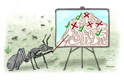 Some ant architects design a colony to cut the risk of disease. Humans, take note!