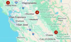 After the Labor Day lightning, here’s where wildfires are burning in California