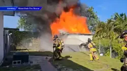Crews extinguish efficiency fire in Opa-locka; no injuries reported